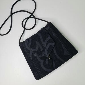 L. O'Neill Design Tapestry Carpet Graphic Shaped Vintage Bag
